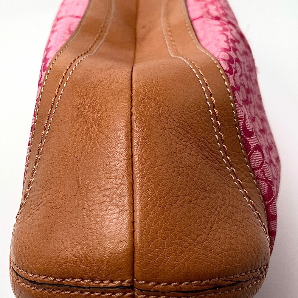 VINTAGE Coach Soho Y2K Pink Signature C Leather Shoulder Bag Very Rare - Picture 13 of 13